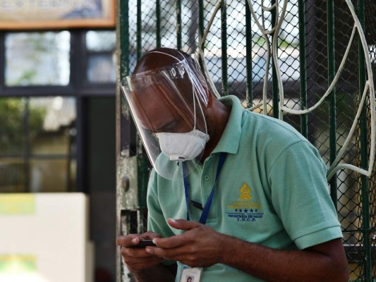 Así es la sala de aislamiento del Palacio de Deportes UNAH para pacientes con Covid-19