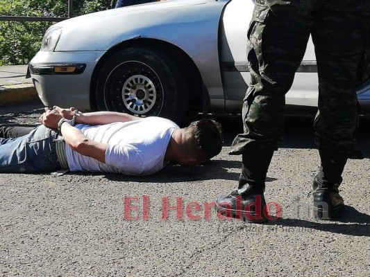 FOTOS: Así fue la captura de tres presuntos secuestradores que mataron a quien llevaban raptado en la capital de Honduras