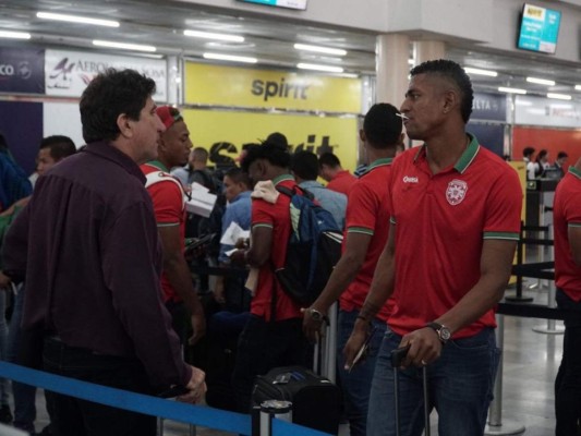 Así llegó Marathón a México para jugar contra el Santos en la Liga de Campeones de la Concacaf