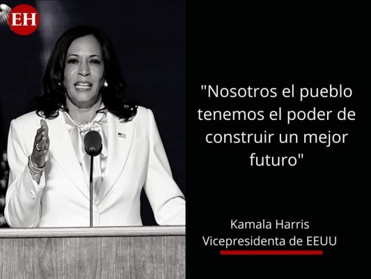 Las primeras frases de Kamala Harris como vicepresidenta Kamala Harris