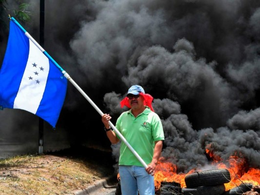 Las imágenes más impactantes de las violentas protestas en Honduras