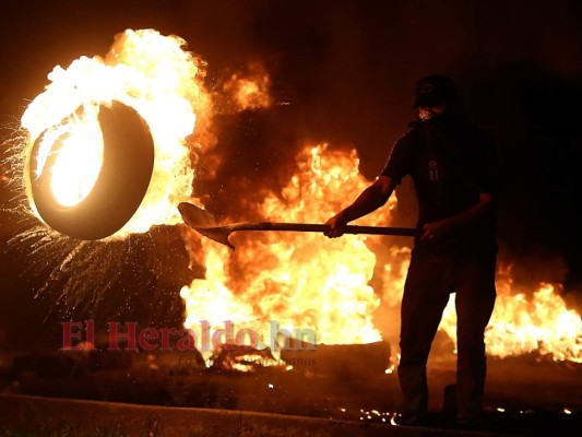 Las imágenes que dejaron las protestas del viernes en Honduras