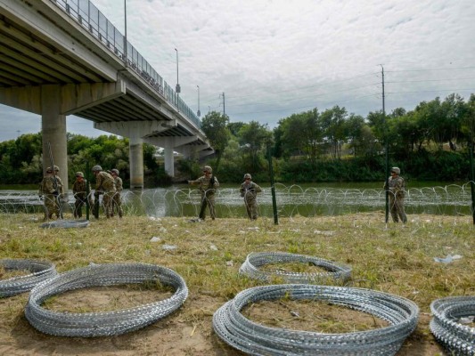 FOTOS: Así resguarda Estados Unidos su frontera sur ante la llegada de caravana migrante