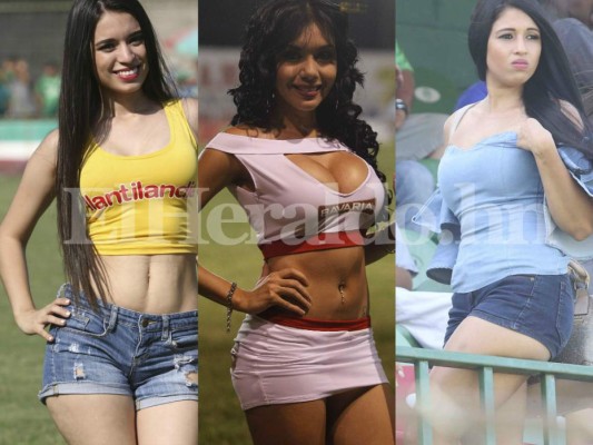 Las bellas chicas que levantan suspiros en jornada 4 de la Liga de Honduras