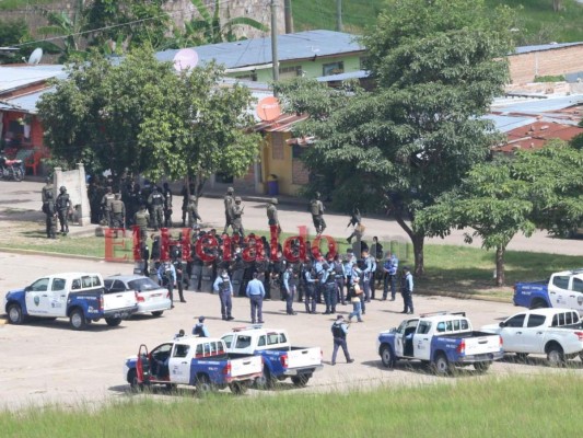 FOTOS: Fuerte presencia militar y policial en la Penitenciaría de Támara