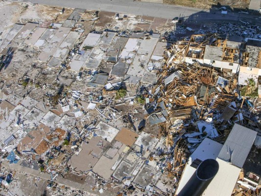 Los daños 'apocalípticos' que dejó Michael en Panhandle, Florida