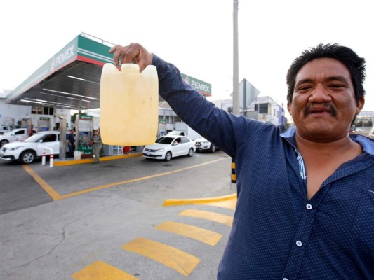 Impactantes imágenes de la crisis por escasez gasolina en México