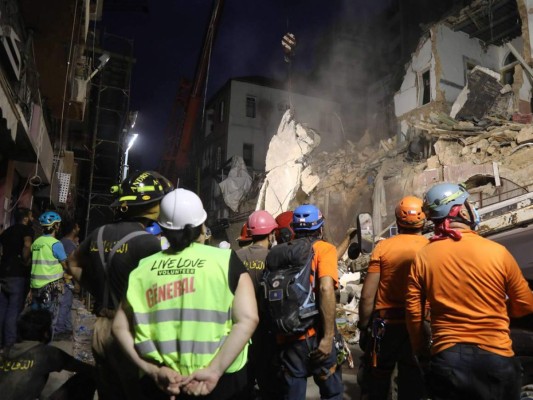 FOTOS: Suspenden búsqueda de sobrevivientes en Beirut tras explosión