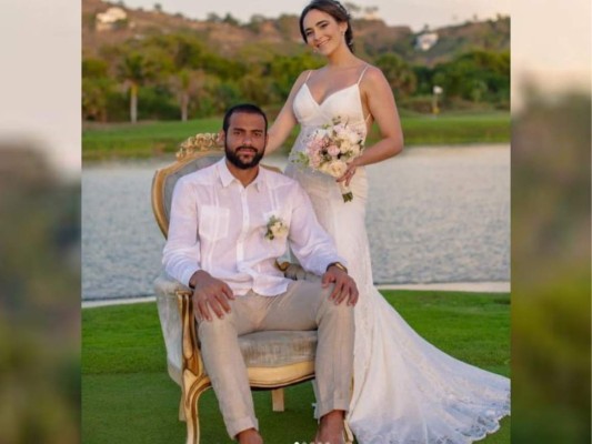 Así fue la boda de Edrick Menjívar, portero del Olimpia, con la guapa Takashi McNab