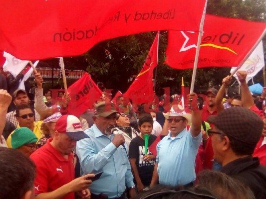 FOTOS: Así fue la marcha de la Alianza de Oposición en la capital hondureña