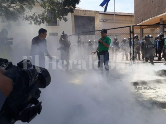 Así fueron los disturbios ocurridos en la marcha del Día del Trabajador