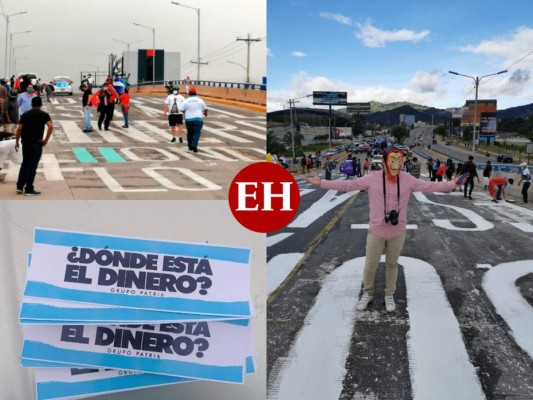 '¿Dónde está el dinero?': hondureños remarcan grafiti contra la corrupción (FOTOS)