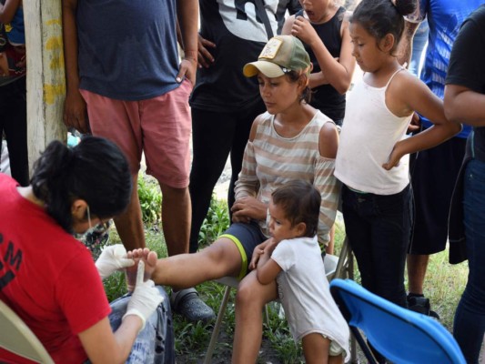 Caravana migrante de hondureños, salvadoreños y haitianos suma más personas en México (Fotos)