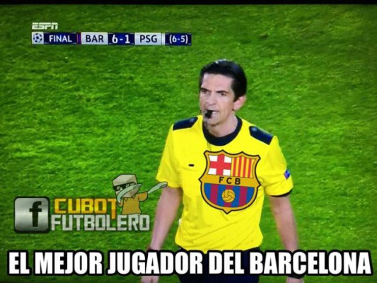 Los memes del partido Barcelona 6-1 PSG en la fase de octavos de la Champions