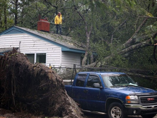 Los destrozos que deja hasta el momento la tormenta Florence