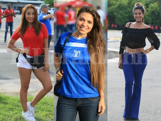 Panamá vs Honduras: Hermosas mujeres inundan el estadio Rommel Fernández