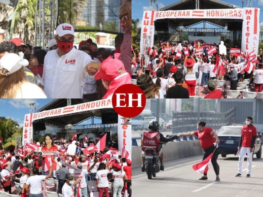 'Sin miedo al covid-19', Luis Zelaya inicia su campaña política (Fotos)