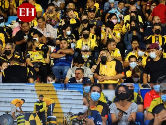 Estadio lleno y show de la Mega Barra: Así se vive el ambiente en el Real España-Motagua