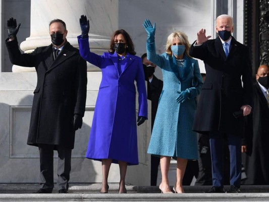 Elegante y clásica: el glamour de Jill Biden en la investidura presidencial