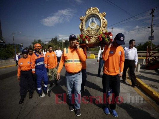 FOTOS: Así fue la peregrinación de Copeco en honor a la Virgen de Suyapa