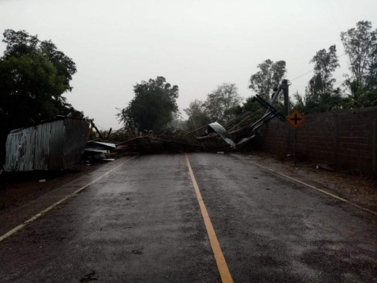 Vendaval provoca severos daños en Choluteca (Fotos)