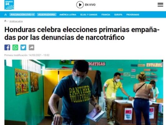 Así observó el mundo las elecciones primarias en Honduras