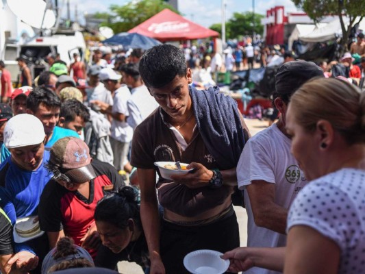 México: Así viven los hondureños de la caravana migrante a la espera de retomar el camino hacia Estados Unidos