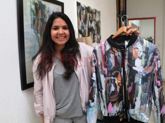 Helga Sierra, joven hondureña que lleva su arte abstracto a otro nivel