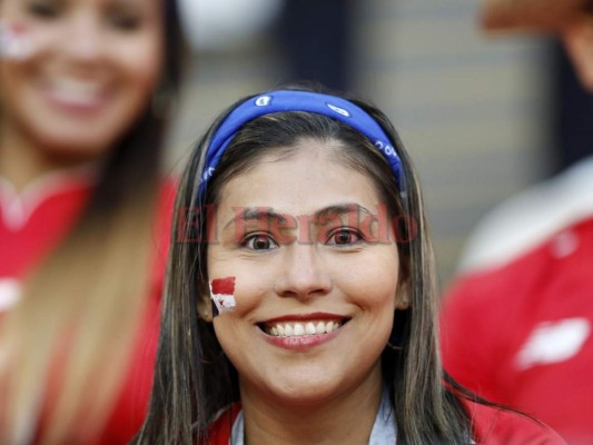 Bellas panameñas llegaron al Saransk Arena para el duelo entre Panamá y Túnez