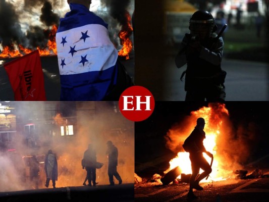 Las imágenes que dejaron las protestas del viernes en Honduras