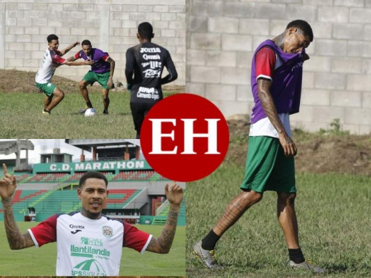 FOTOS: Así le fue a Henry Figueroa en su primer entrenamiento con Marathón