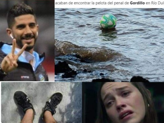 Los memes que dejó Gordillo al fallar penales ante Motagua