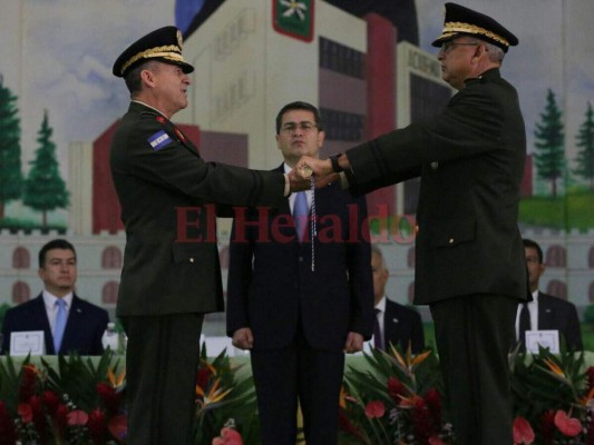 Así fue el traspaso de mando de las Fuerzas Armadas de Honduras