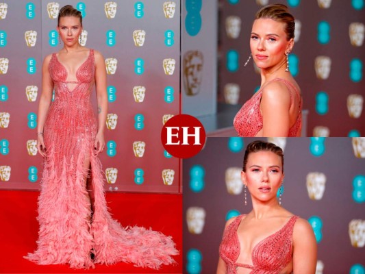 Premios BAFTA: Scarlett Johansson deslumbró con sexy vestido en la gala