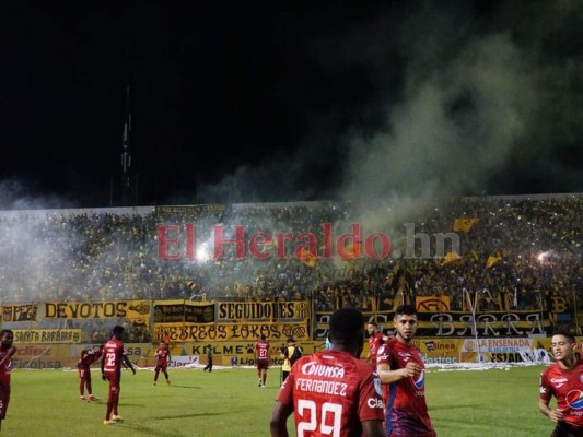 Show de la Mega Barra y festejo: lo que no se miró en TV del Real España vs. Motagua