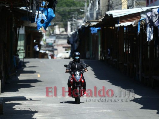 FOTOS: Las vacías calles de la capital de Honduras tras 69 días de cuarentena