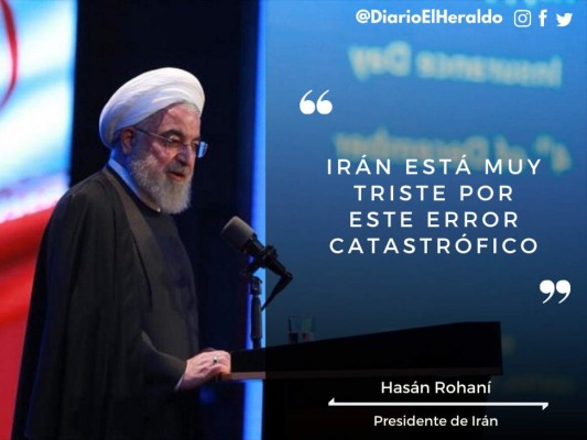 'Serán juzgados' y 'hubiera preferido morir': frases de autoridades iraníes tras derribo de avión ucraniano