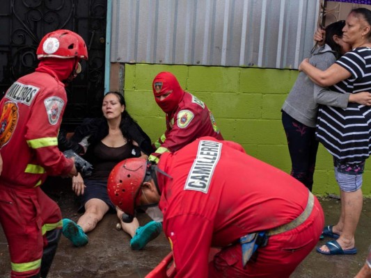 Muertos e inundaciones: estragos de la tormenta Amanda en El Salvador (FOTOS)