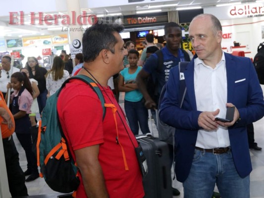 Las mejores imágenes de la salida de la Selección de Honduras hacia Estados Unidos