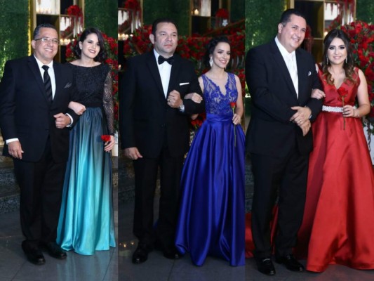 Desfile de padres e hijas en la Prom 2017 de la Macris School