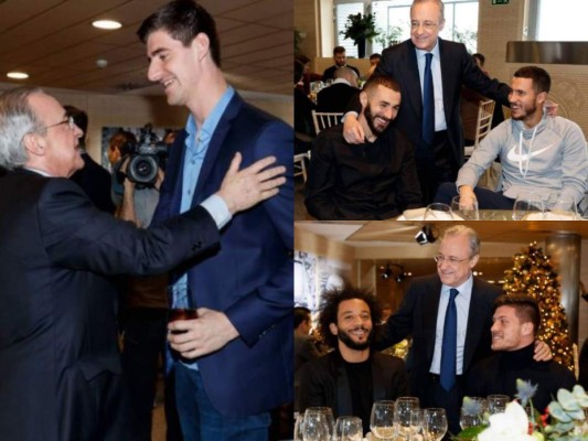 FOTOS: Así fue la exclusiva cena navideña del Real Madrid en el Santiago Bernabéu