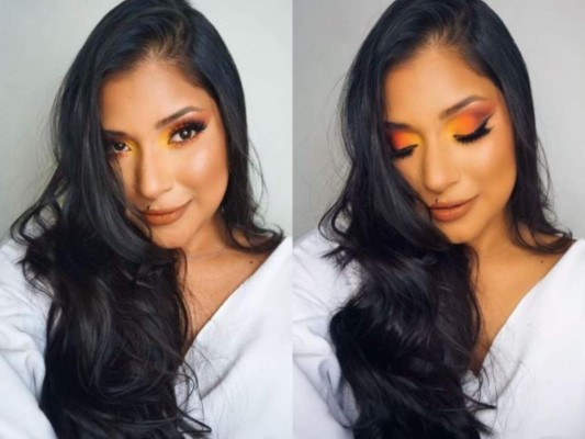 Hondureña Kriz Reales es sensación en redes por sus impresionantes looks de maquillaje