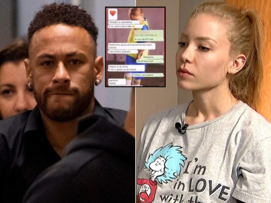 FOTOS: Sale a la luz el chat completo de WhatsApp entre Neymar y Najila Trindade, la modelo que lo acusa de violación