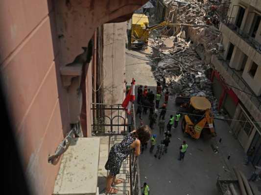 FOTOS: Suspenden búsqueda de sobrevivientes en Beirut tras explosión