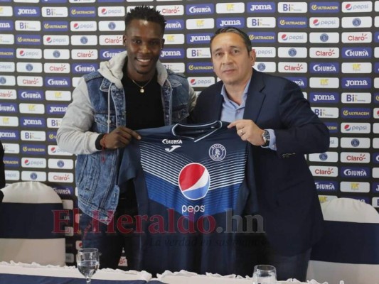 FOTOS: Motagua presenta oficialmente a Rubilio Castillo como su nuevo fichaje