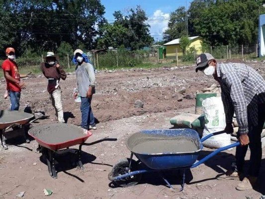 FOTOS: Así lucirá la sala covid que Olanchito construye con fondos del pueblo