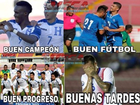 Memes celebran campeonato de Honduras en Uncaf y ridiculizan el pobre papel de Costa Rica