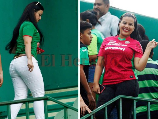 Las bellezas que llegaron al Yankel Rosenthal en el Marathón vs Motagua