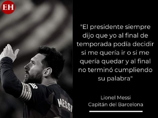 Frases impactantes de Messi tras confirmar que no se va del Barcelona