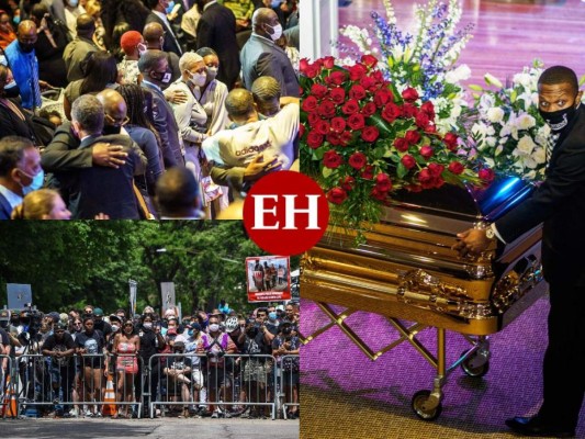 FOTOS: Tristeza e indignación marcan funeral de George Floyd en Minneapolis